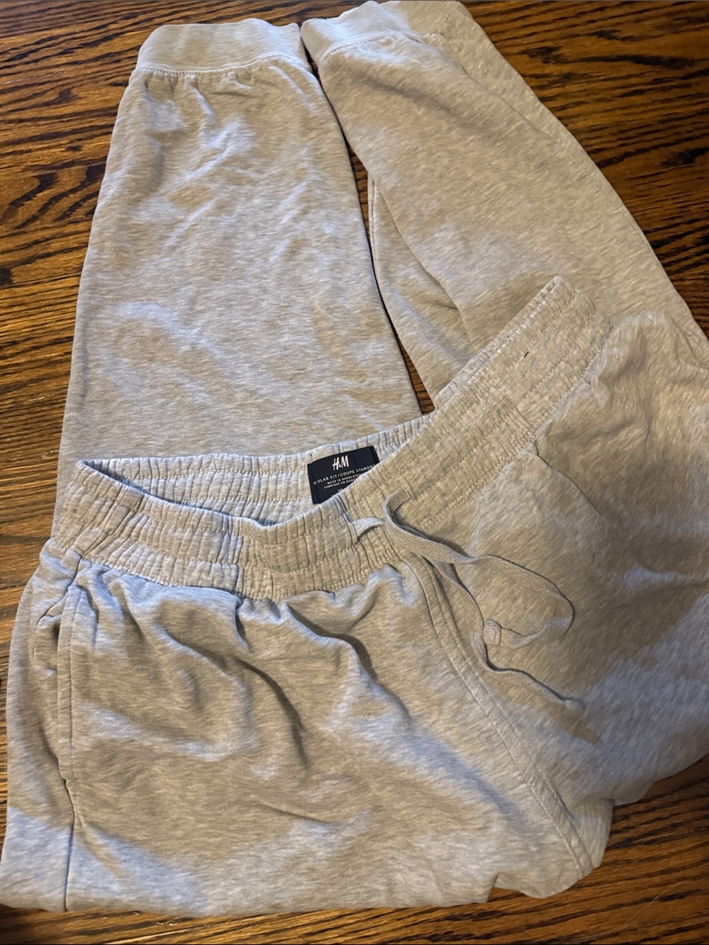 H&M Kids Light Heather Gray Joggers